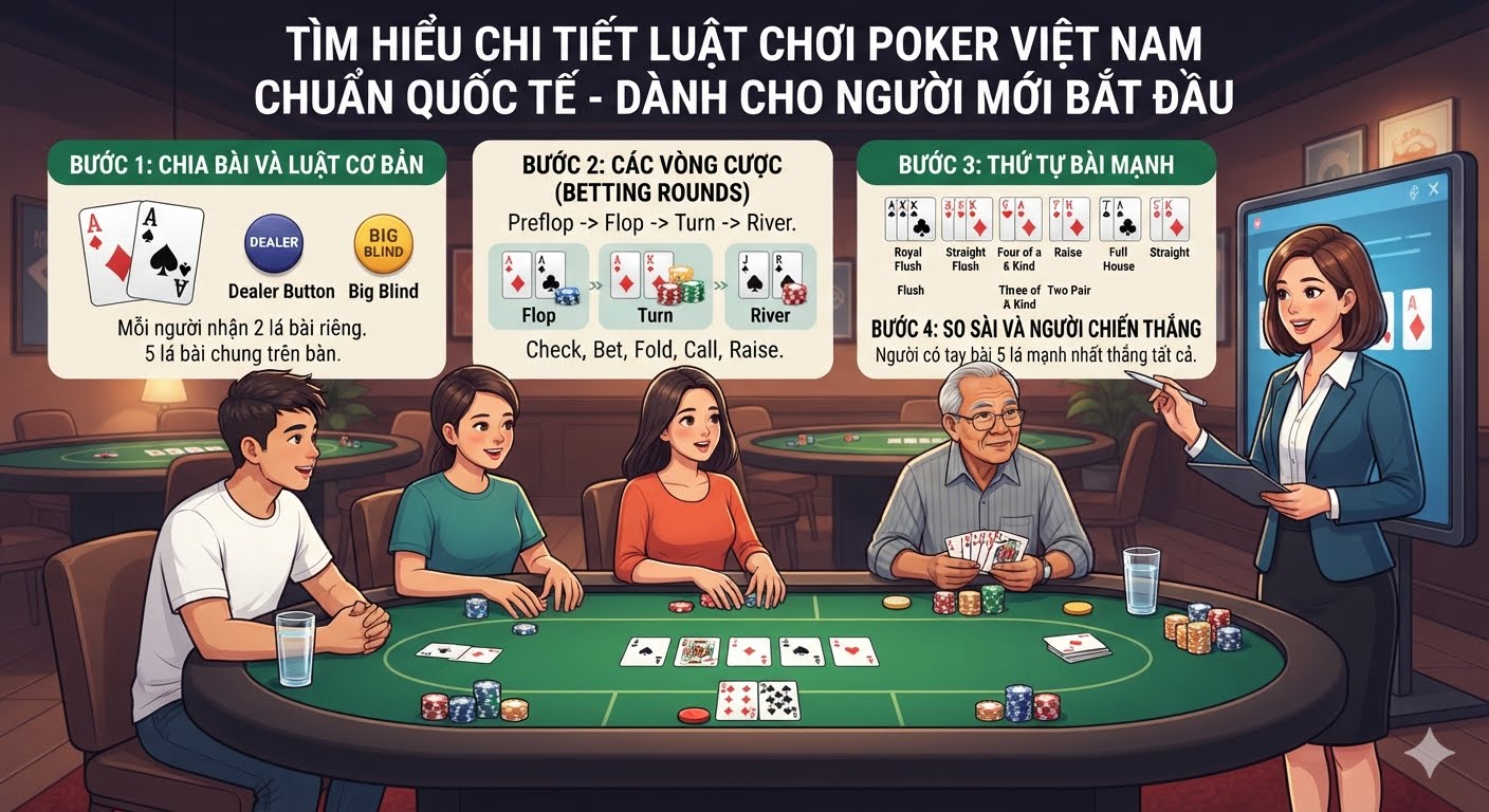luật chơi poker việt nam